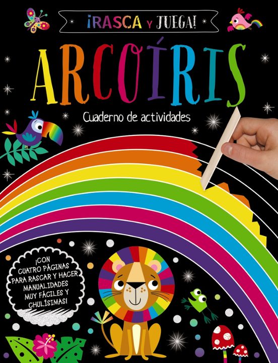 ¡rasca Y Juega! Arcoíris -cuaderno Actividades