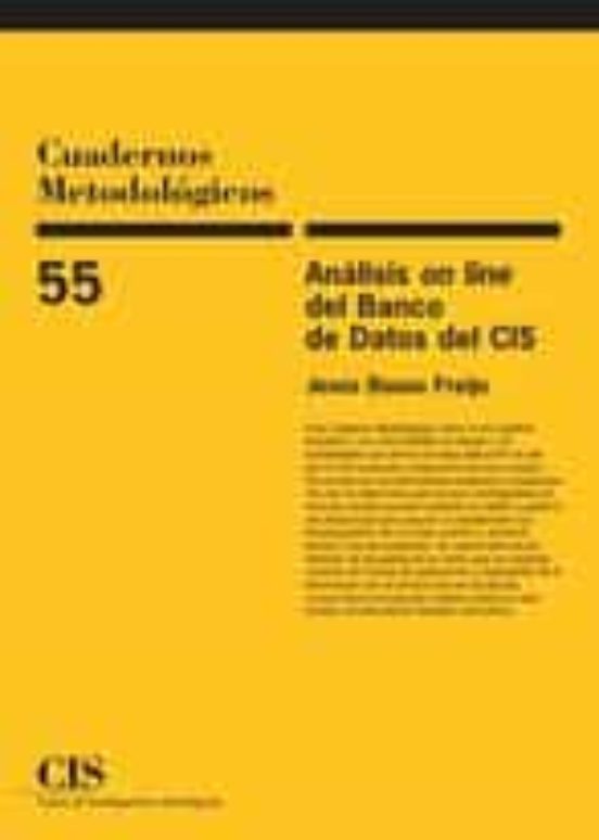Analisis On Line El Banco De Datos Del Cis