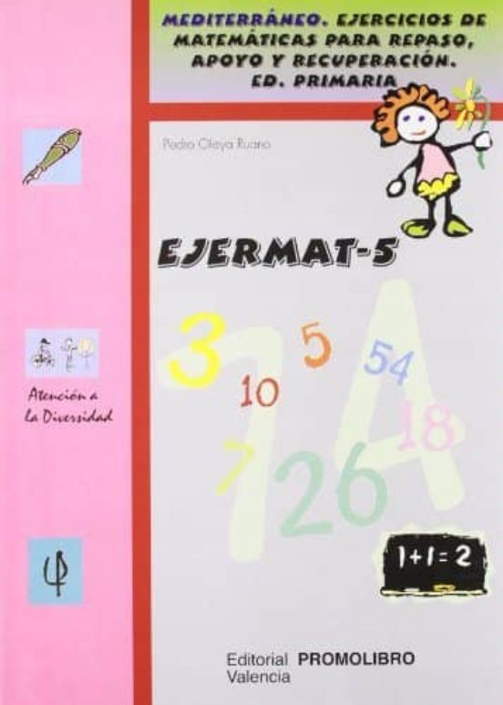 Ejermat-5 Mediterraneo: Ejercicios De Matematicas Para Repaso Ap Oyo Y