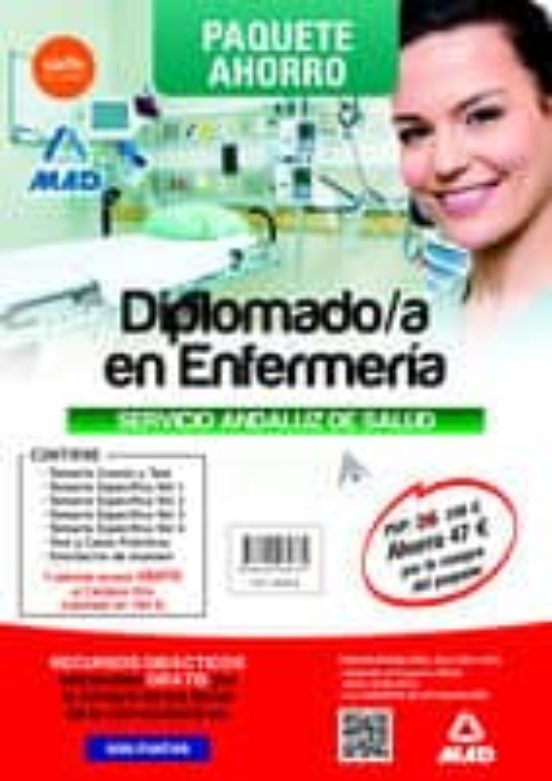 Paquete Ahorro Diplomado En Enfermeria Servicio Andalud De Salud. Incl