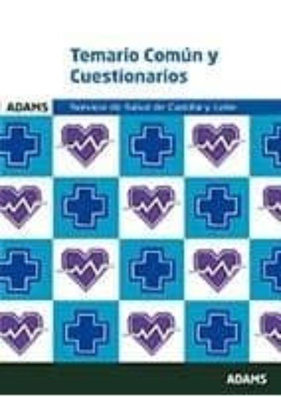 Temario Común Y Cuestionarios Servicio De Salud De Castilla Y León