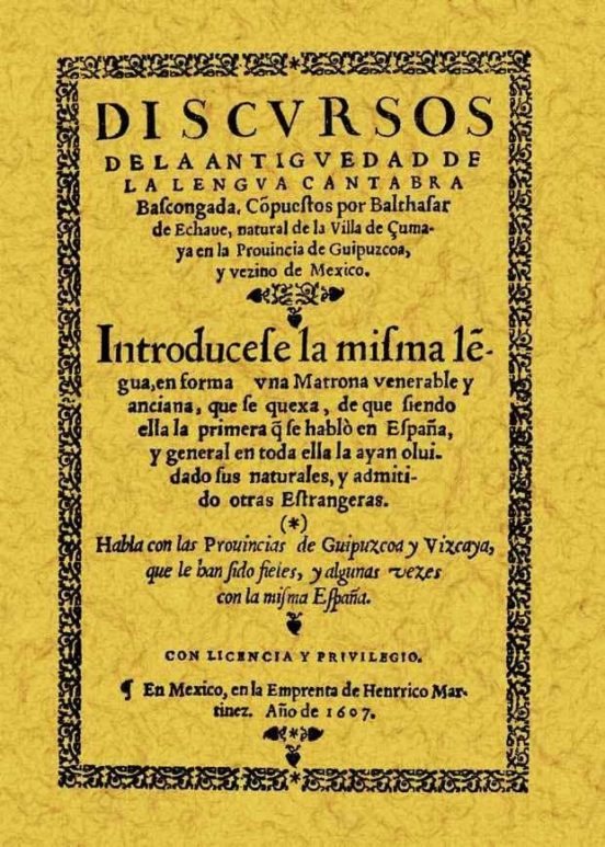 Discursos De La Antigüedad De La Lengua Cantabra Bascongada