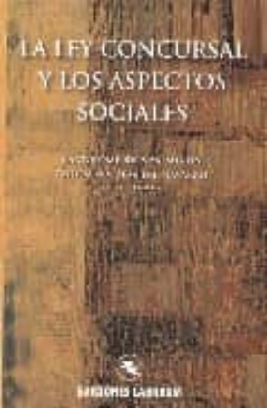 La Ley Concursal y los Aspectos Sociales