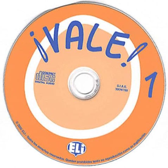 ¡vale! 1 - Audio Cd