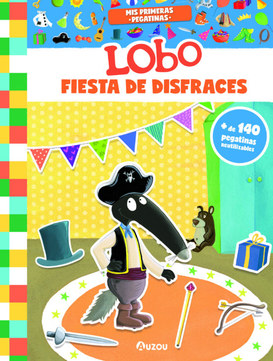 Mis Primeras Pegatinas - Lobo - Fiesta De Disfraces