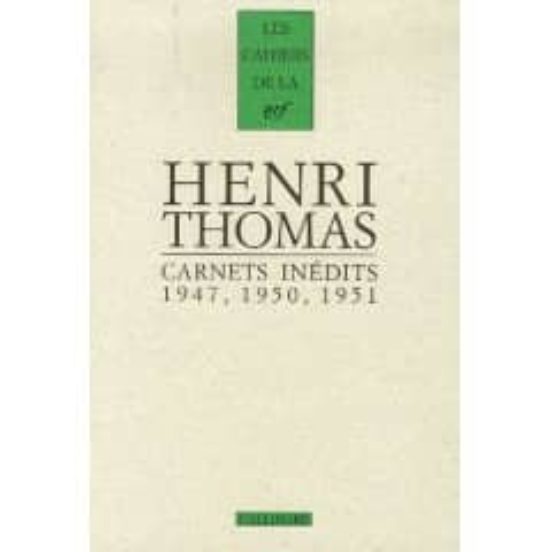 Carnets: 1947 1950 1951
