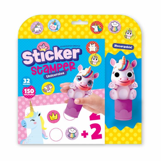 Sticker Stamper - Unicornios