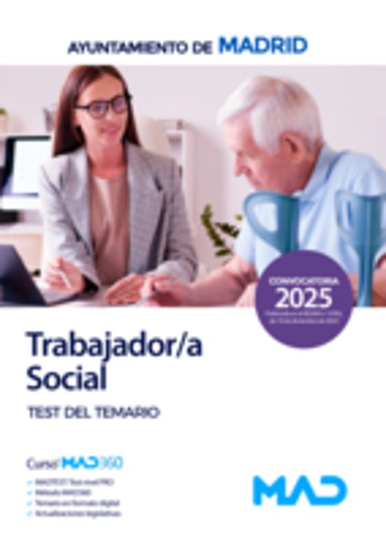 Trabajador/a Social Del Ayuntamiento De Madrid. Test Del Temario