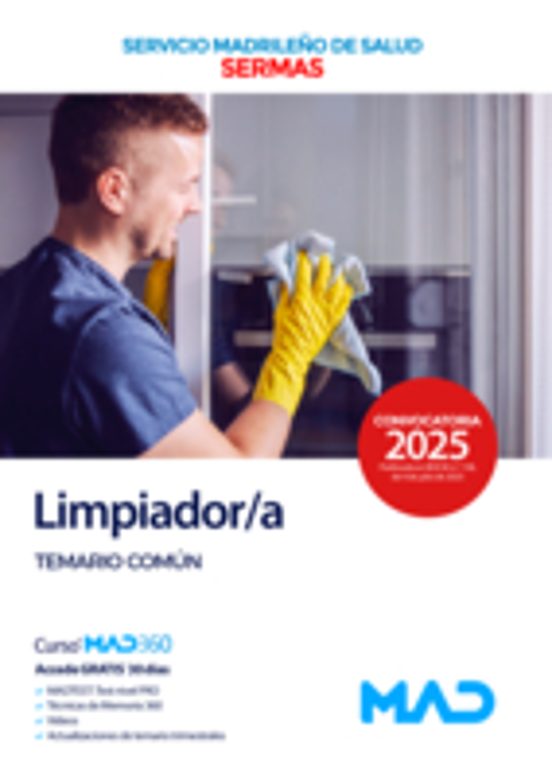 Limpiador/a Del Servicio Madrileño De Salud . Temario Com Ún
