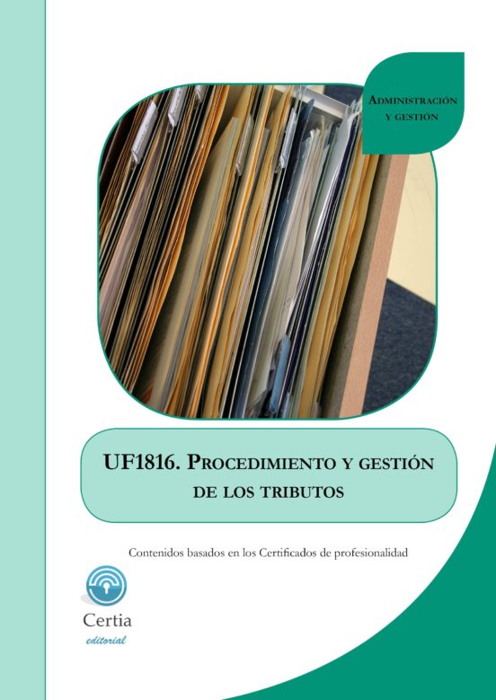 Uf1816 Procedimientos De Gestión De Los Tributos