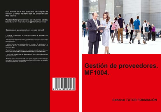 Mf1004. Gestion De Proveedores