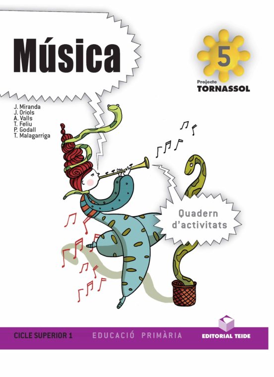 Quadern Musica 5º Educacion Primaria Projecte Tornassol Catala