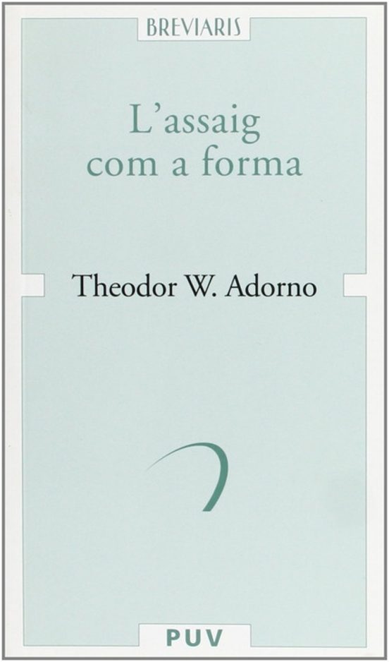 L Assaig Com A Forma