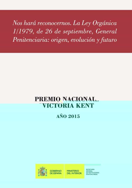 Nos Hará Reconocernos. La Ley Orgániza 1/1979 De 26 De Septiembre Gene