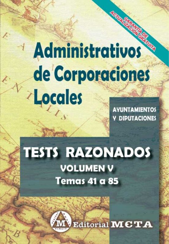 Administrativos De Corporaciones Locales Tests Razonados