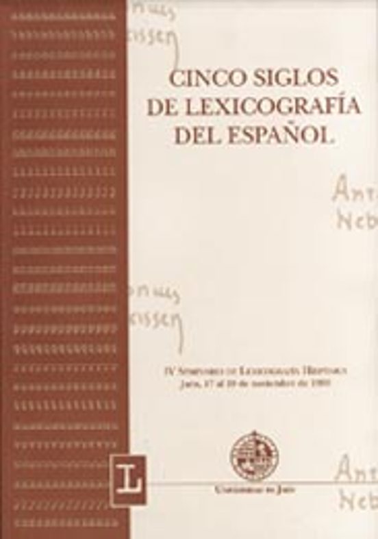 Cinco Siglos de Lexicografia del Español IV Seminario de Lexicogr Afia