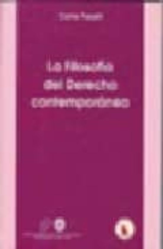 La Filosofia Del Derecho Contemporanea