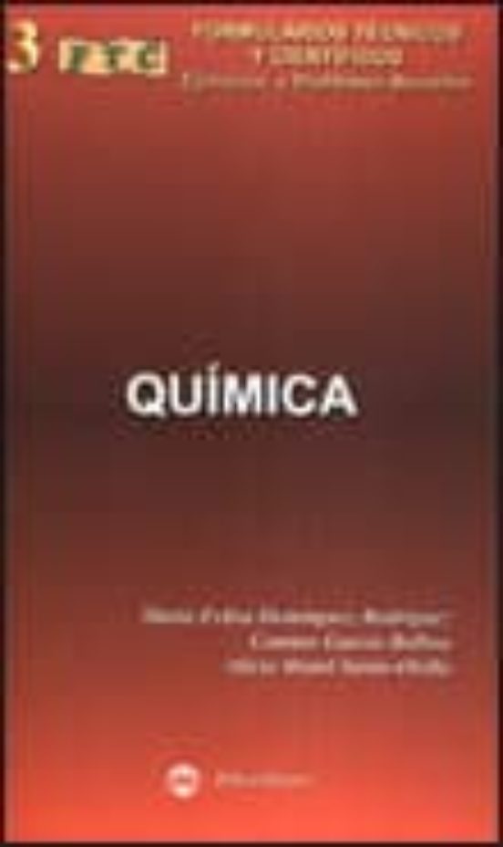 Formulario Tecnico Y Cientifico De Quimica : Con Problema S Re