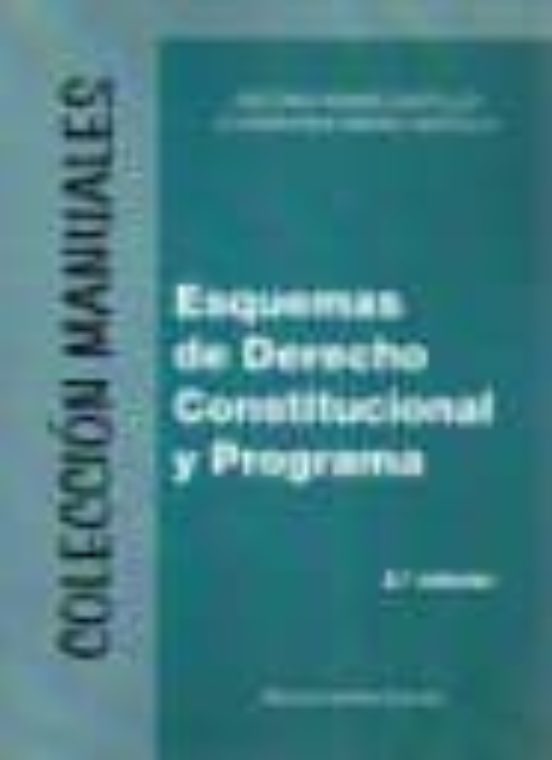 Esquemas De Derecho Constitucional Y Programa