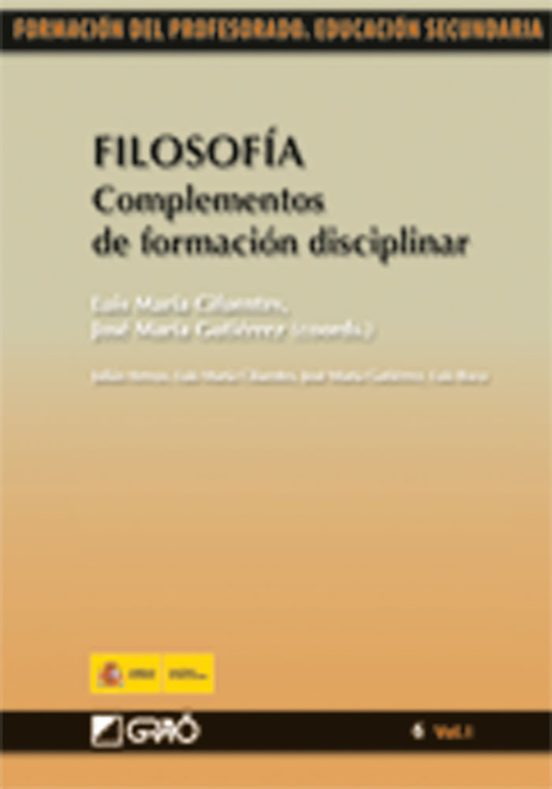 Filosofia Complementos Formacion Disciplinar: Formacion Del Profe Sora