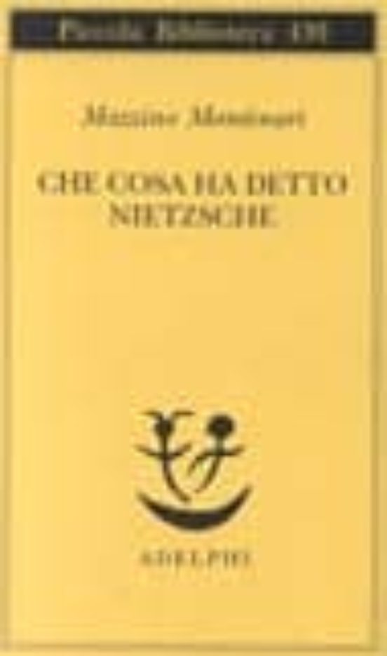 Che Cosa Ha Detto Nietzsche