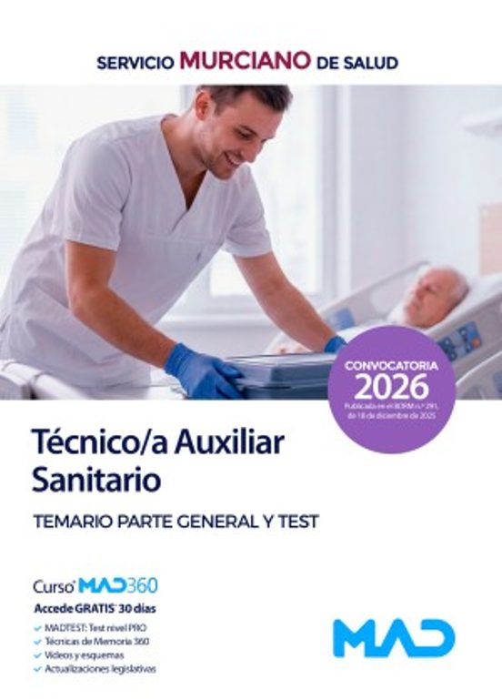 Técnico Auxiliar Sanitario Del Servicio Murciano De Salud Temari