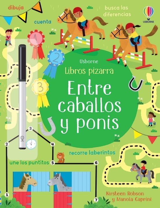 Entre Caballos Y Ponis Libros Pizarra