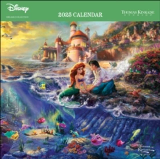 Disney Dreams Collection By Thomas Kinkade Studios: 2025 Mini Wal L Ca