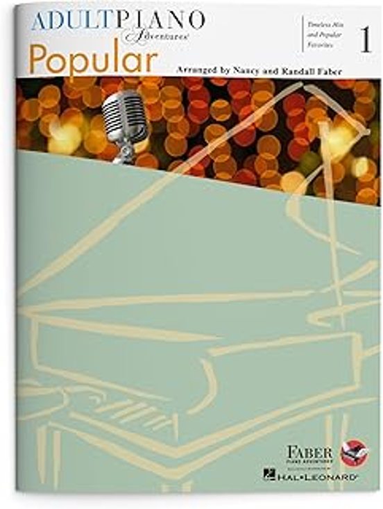 Adult Piano Adventures Popular Book 1 Piano Sheet Music Timeless Hits