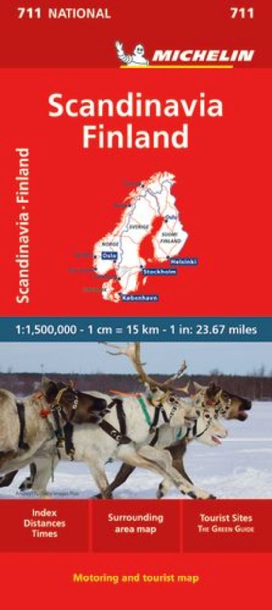 Mapa National Scandinavia Finlandia 11711