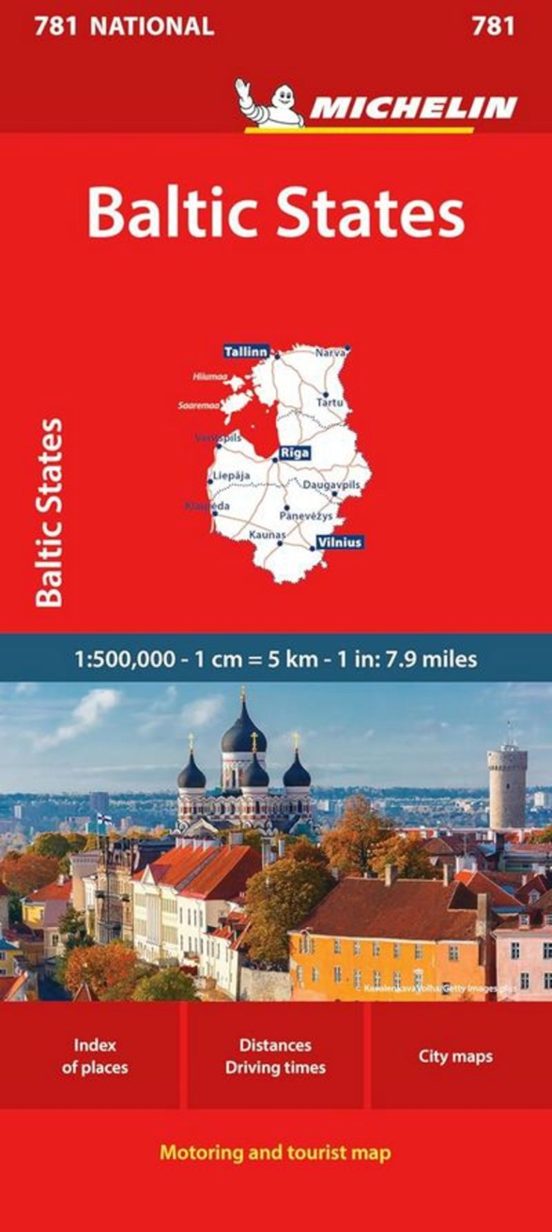 Mapa National Baltic States 11781