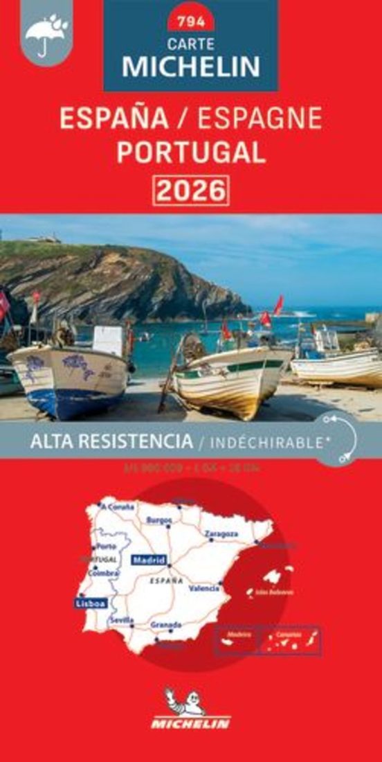 Mapa National España Portugal 2026 17794