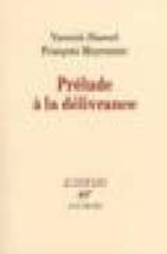 Prelude A La Delivrance