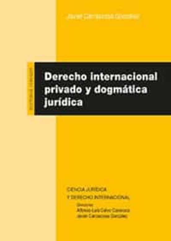 Derecho Internacional Privado Y Dogmática Jurídica