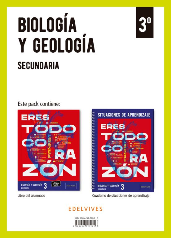 Biología y Geología 3.º ESO + Cuaderno Situaciones de Aprendizaje Fanf