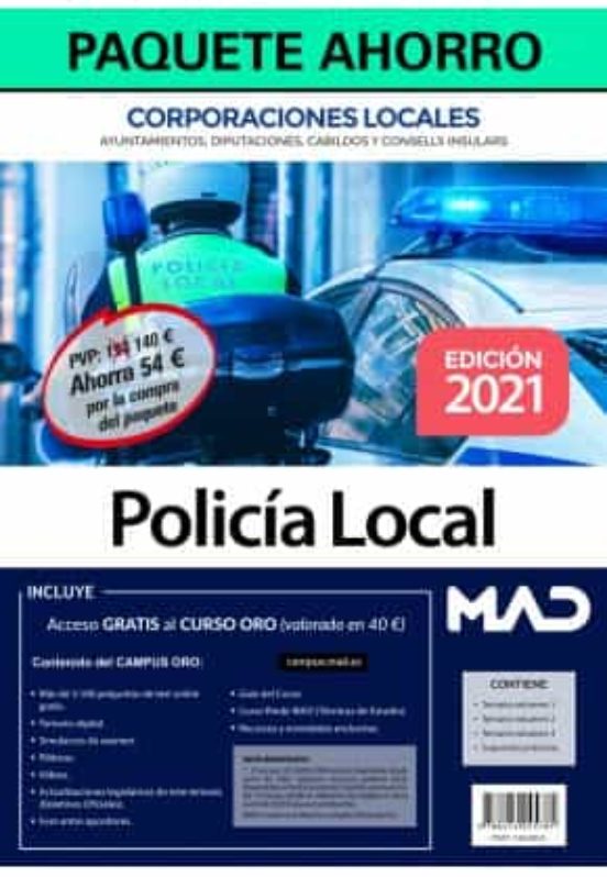 Paquete Ahorro Policia Local De Corporaciones Locales