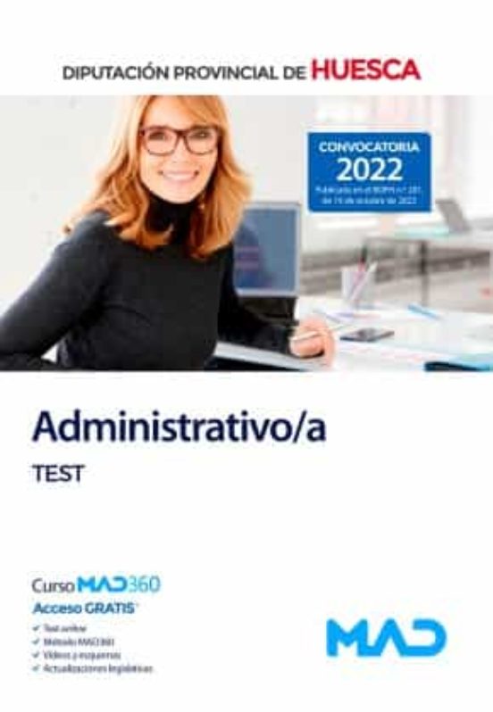 Administrativo/a De La Diputación Provincial De Huesca. Test