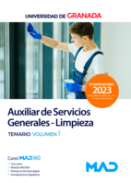 Auxiliar De Servicios Generales - Limpieza. Temario Vol 1 Universidad