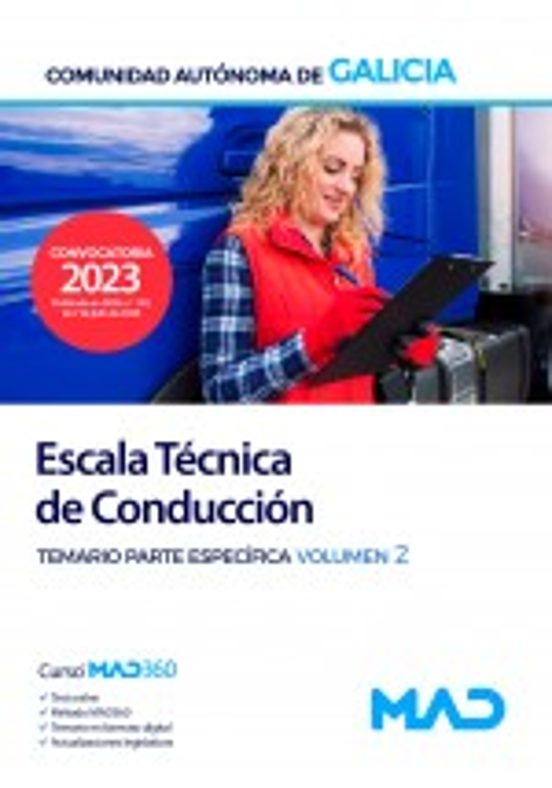 Escala Tecnica De Conduccion. Temario Parte Especifica Vol. 2