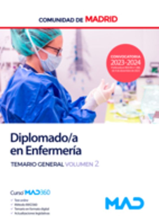 Diplomado En Enfermería De La Comunidad De Madrid. Temario General Volumen 2