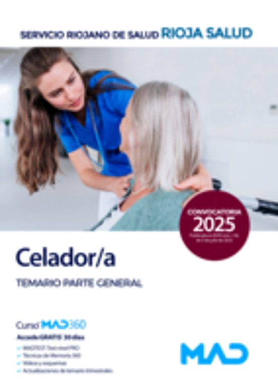 Celador/a. Del Servicio Riojano De Salud. . Temario Parte Gener