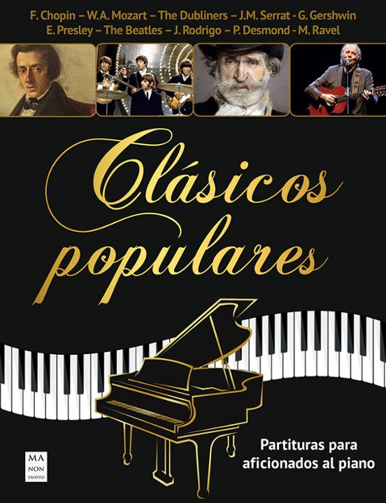 Clasicos Populares: Partituras para Aficionados al Piano