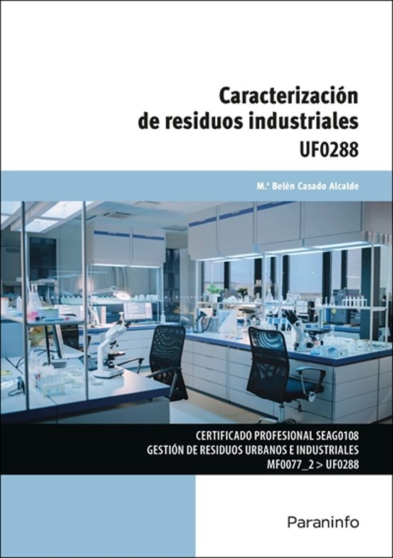 UF0288. Caracterización de residuos industriales