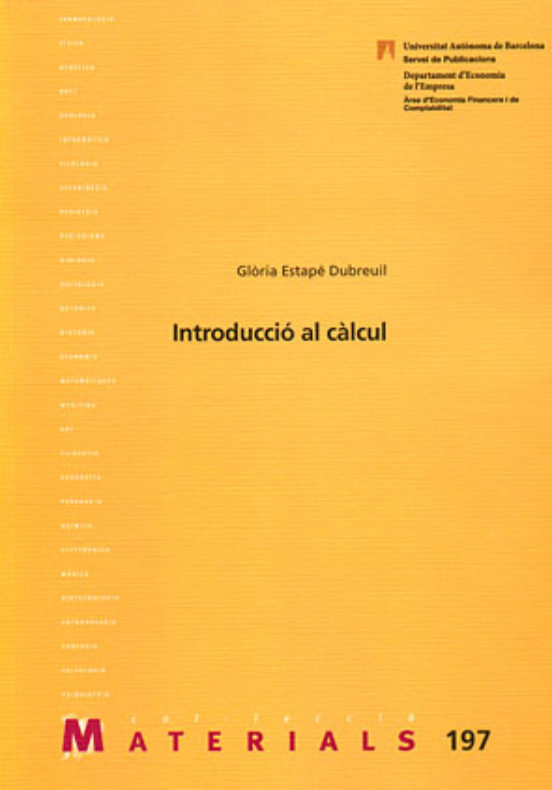 Introduccio Al Calcul