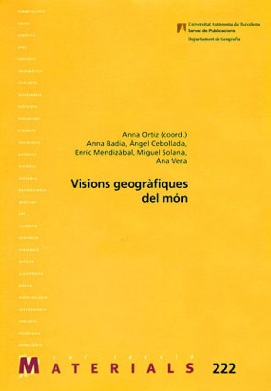 Visions Geogràfiques Del Món