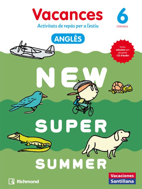 New Super Summer 6º Educacion Primaria Sb+cd Catalan