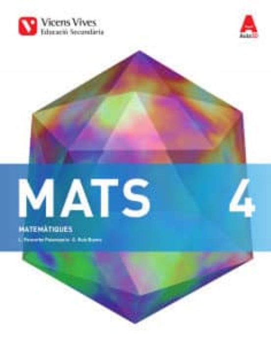 Portada de Matematiques 4º Eso Aula 3d Ed 2016 Catala
