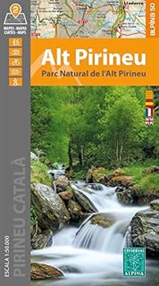 Alt Pirineu Parc Natural. Carpeta + 2 Mapes