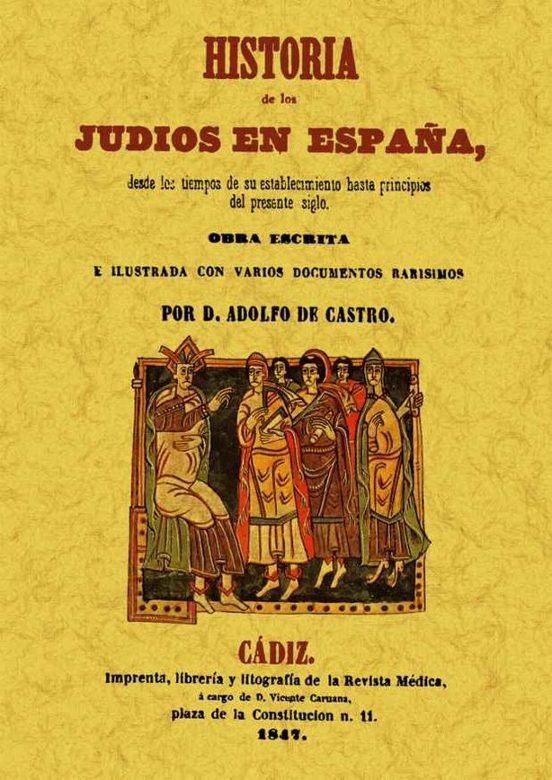 Historia De Los Judios En España Desde Los Tiempos De Su Establec Imie