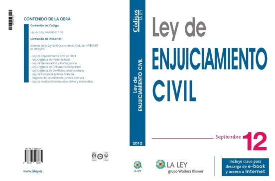 Ley De Enjuiciamiento Civil 2012